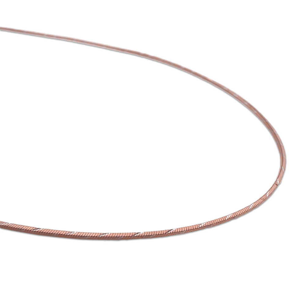 Rose Pattern Snake Chain