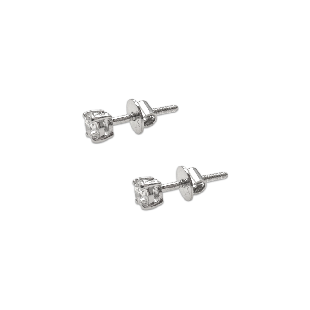 0.6ct Round Studs