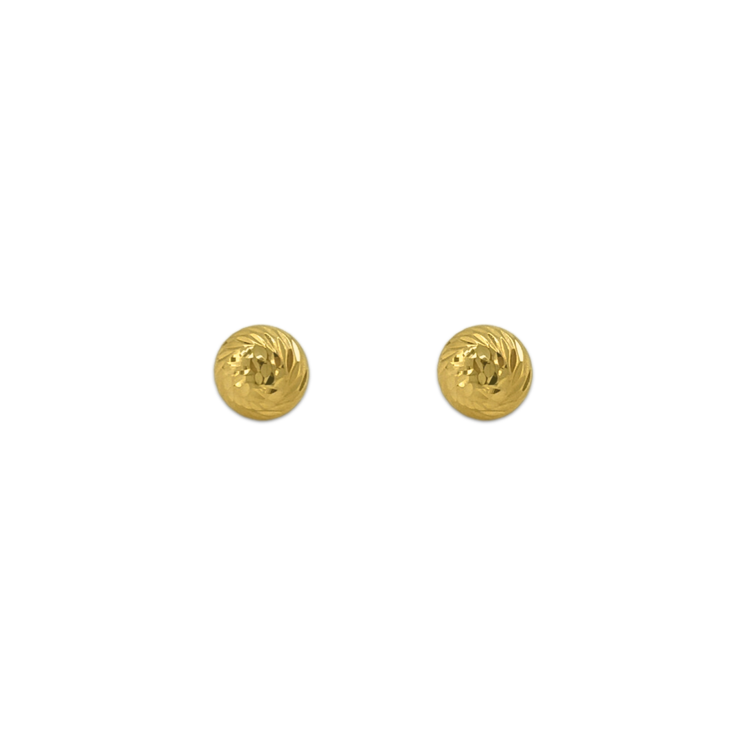 Spiral Sphere Studs