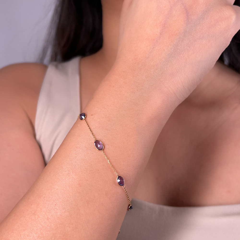 Tanzanite Oval Bracelet