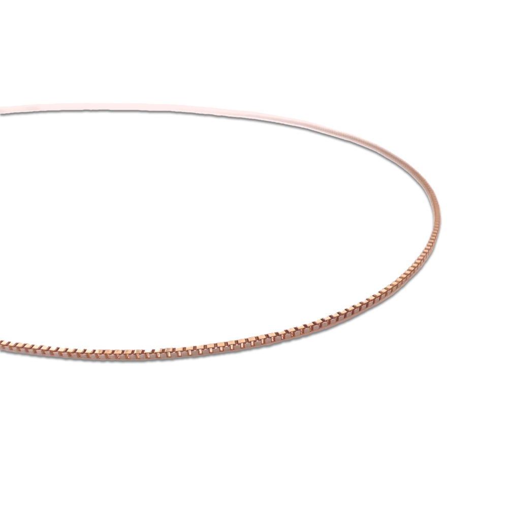 Thin Box Chain | Rose