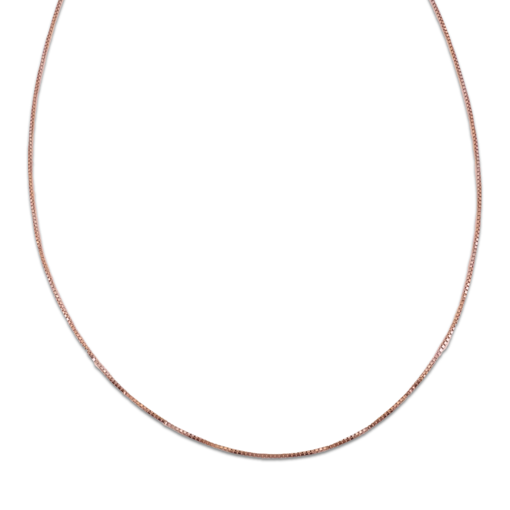 Thin Box Chain | Rose