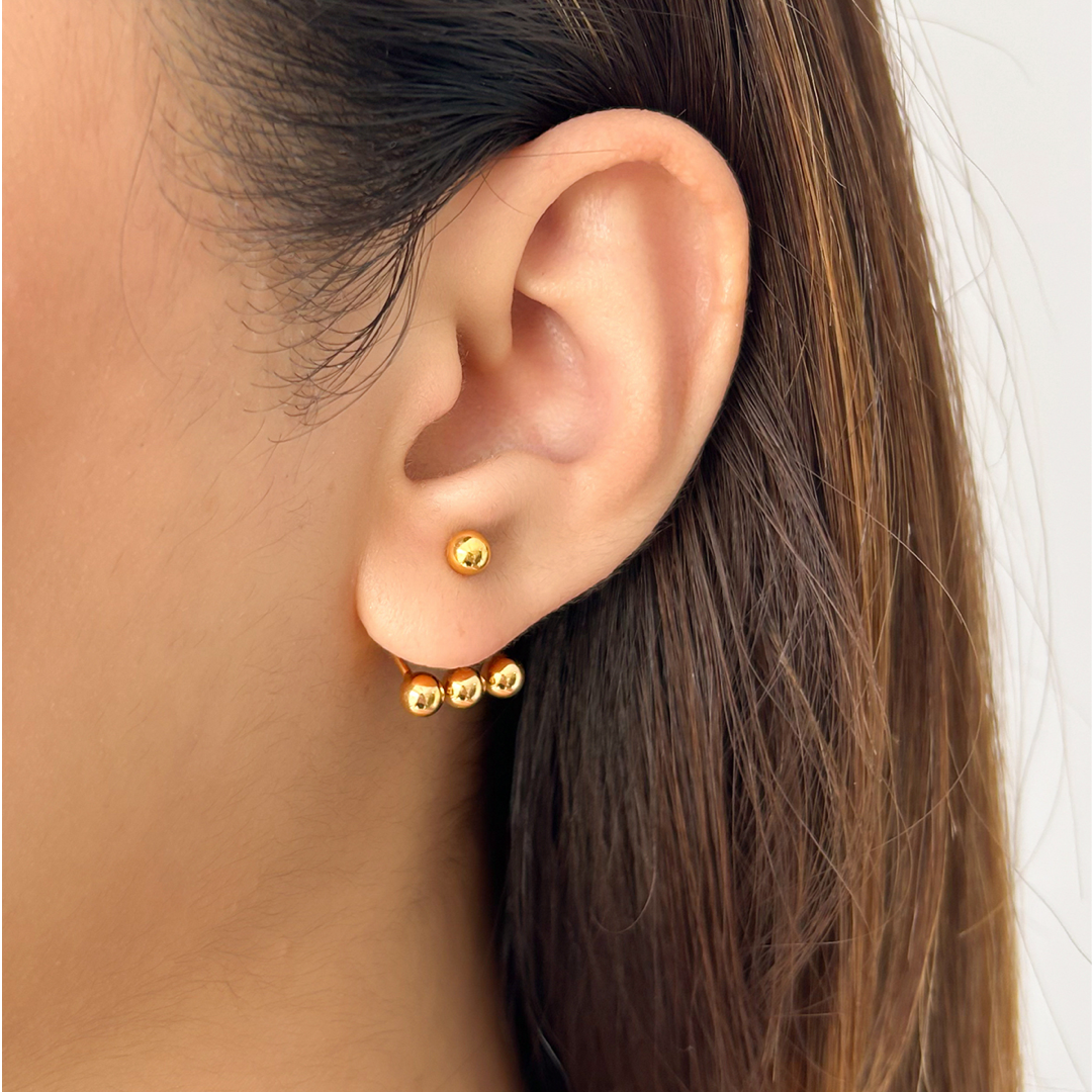 Triple Sphere Ear Jacket
