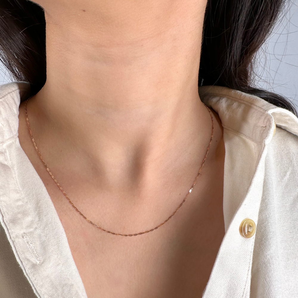 Mini Link Lock Chain (Rose)