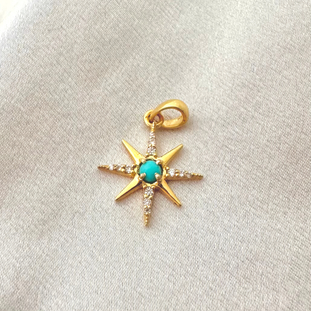 Turquoise Star Pendant