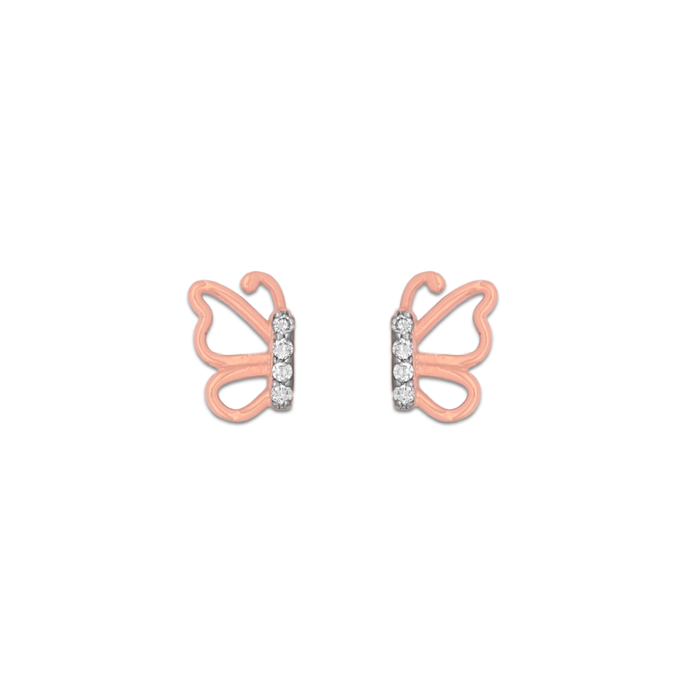 Dainty Butterfly Studs