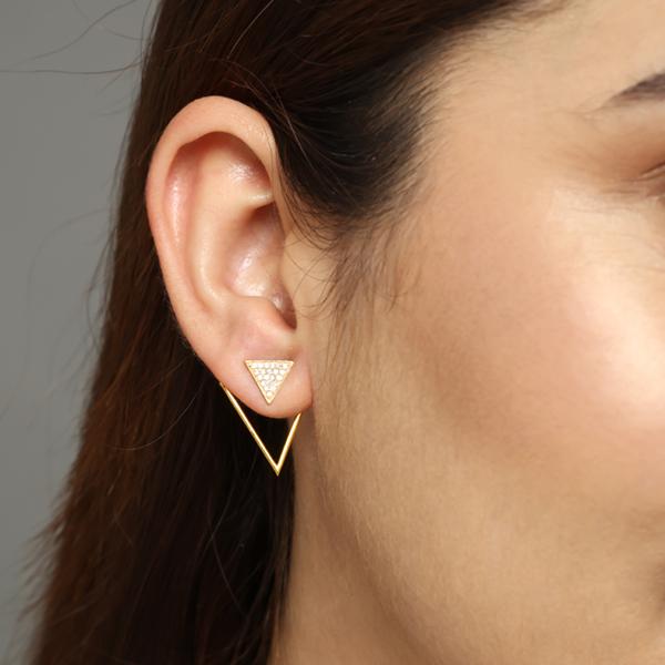 Delta Ear Jacket Earrings Starklejewels