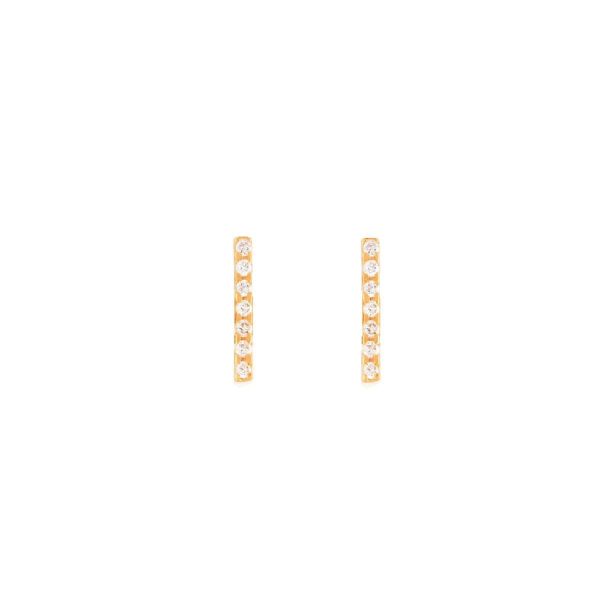 Diamond Line Studs - Starkle