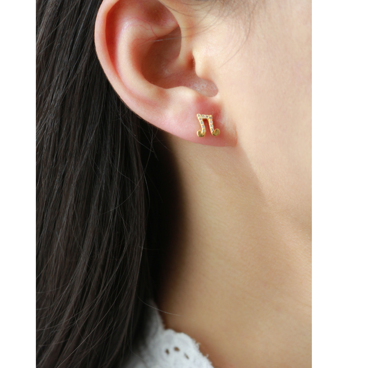 Music Note Studs - Starkle