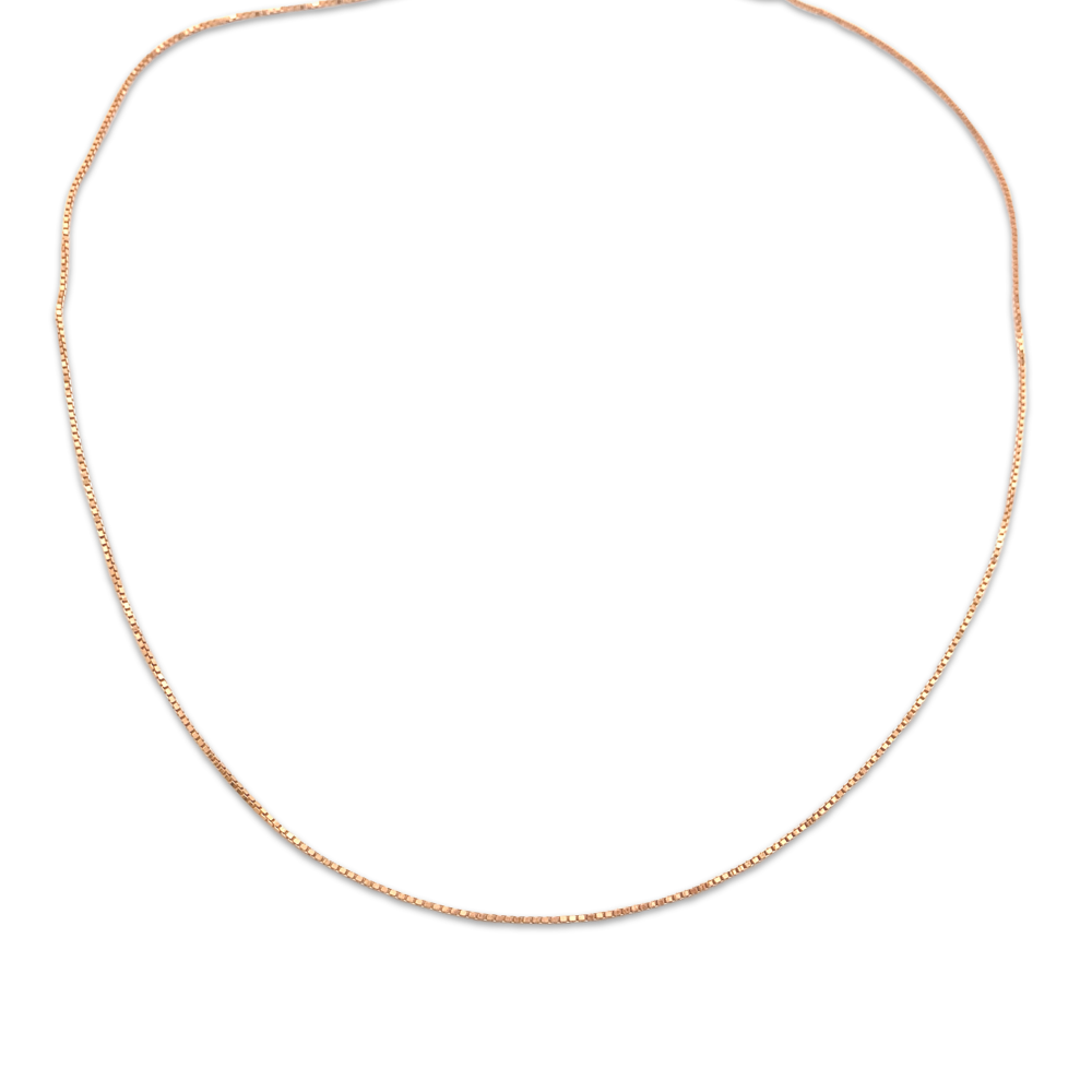 Medium Box Chain | Rose