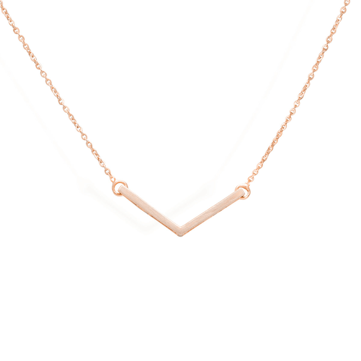 Gold necklace for women in rose gold colour
