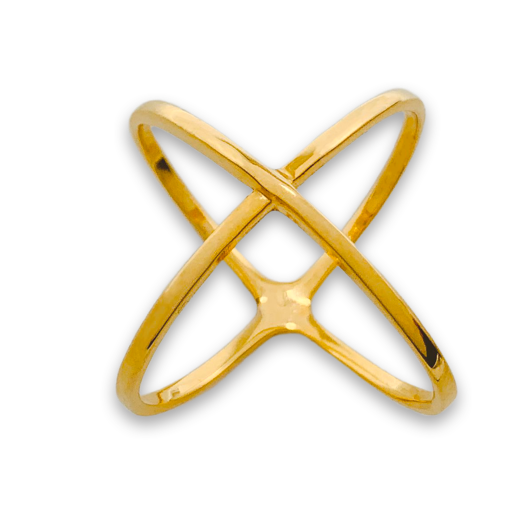 Cross ring, gold rings for women, fine jewellery