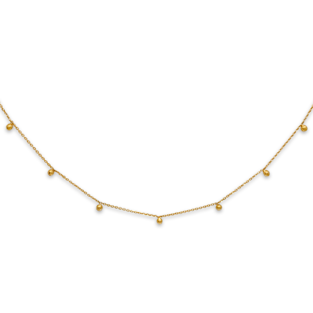 gold sphere necklace, gold choker, fine jewellery