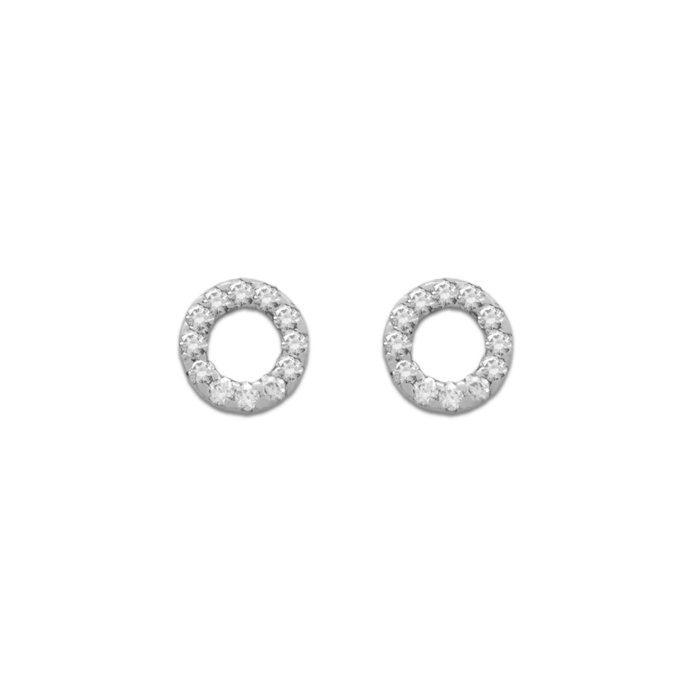 Diamond Halo Studs