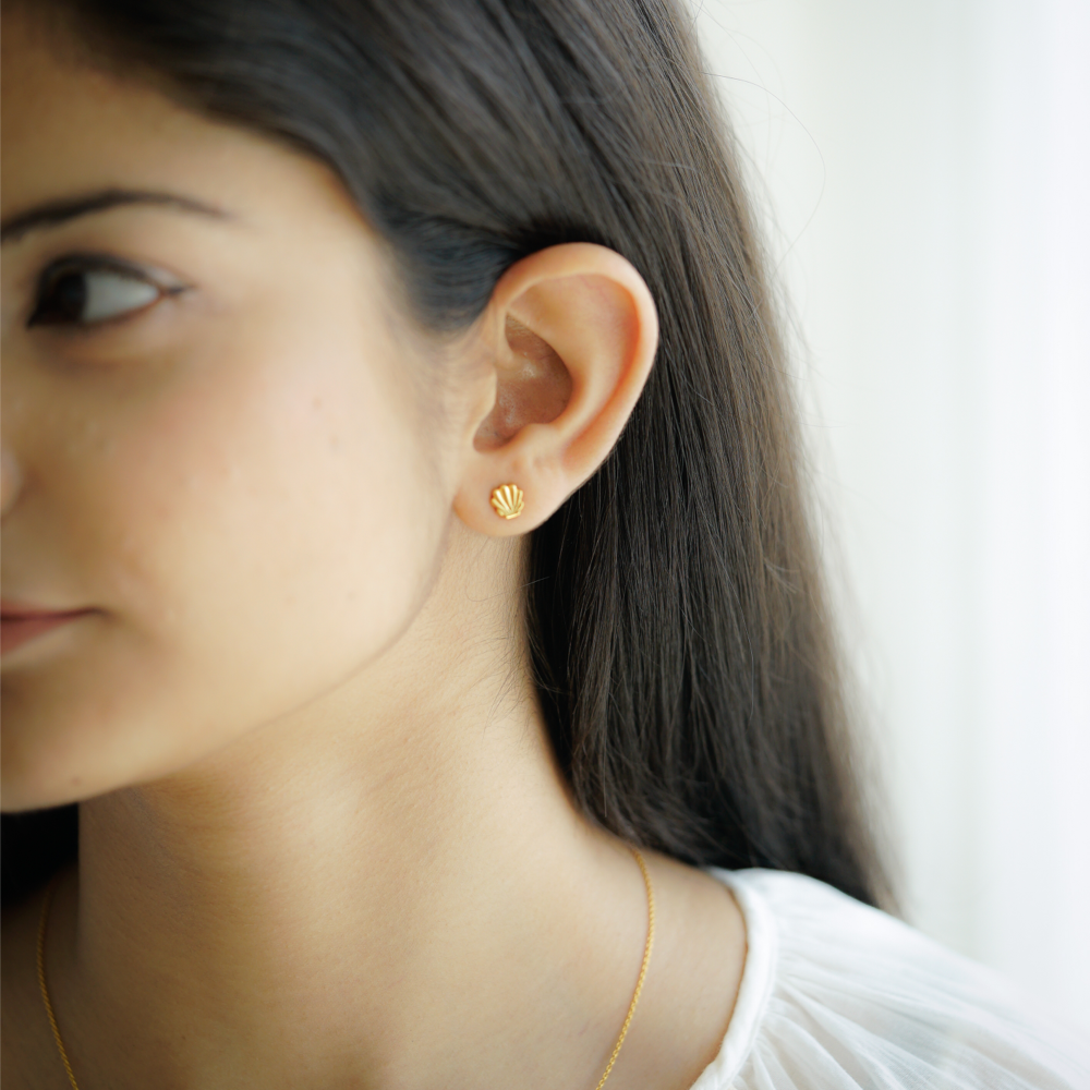 Sea Shell Studs