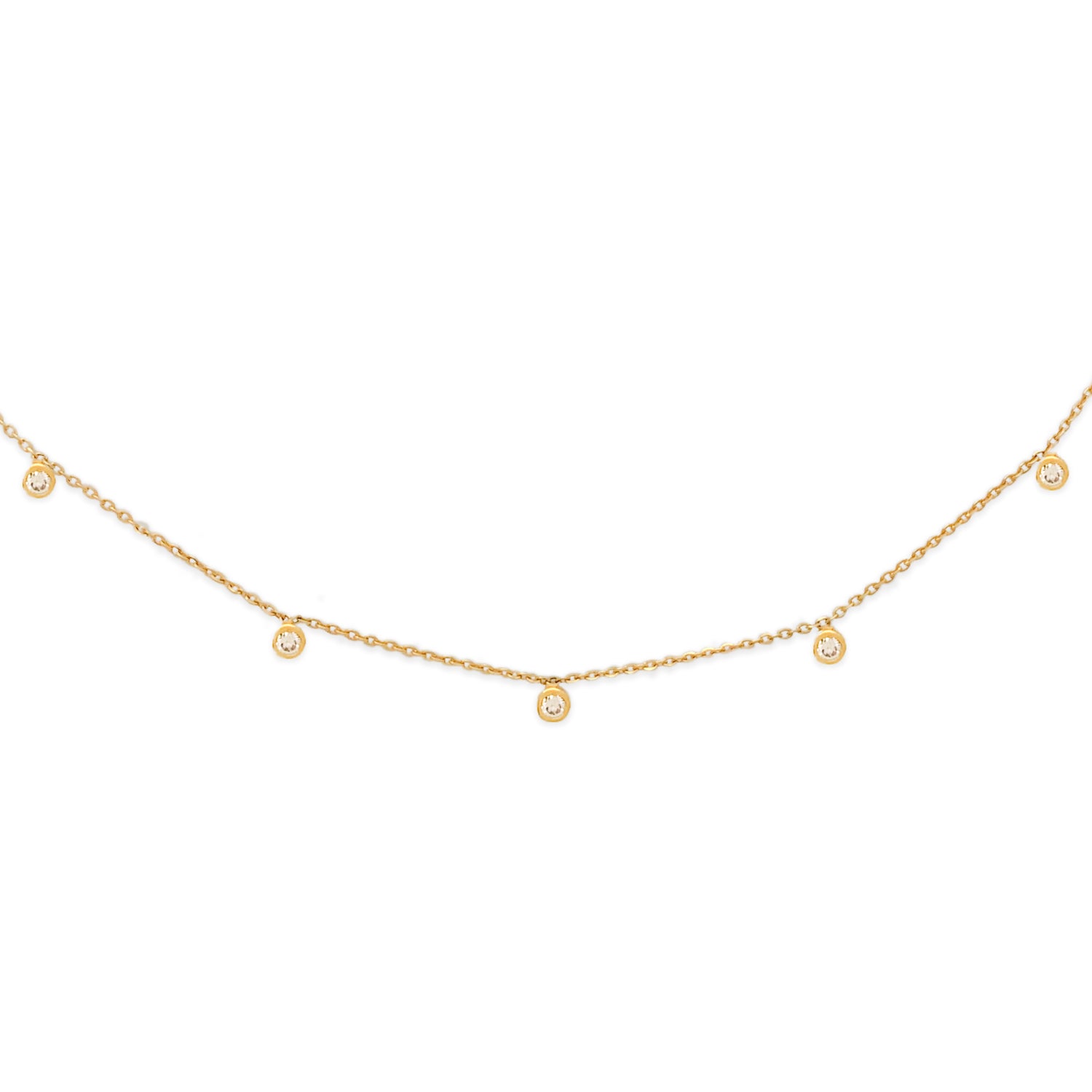 Floating Diamond Necklace - Starkle