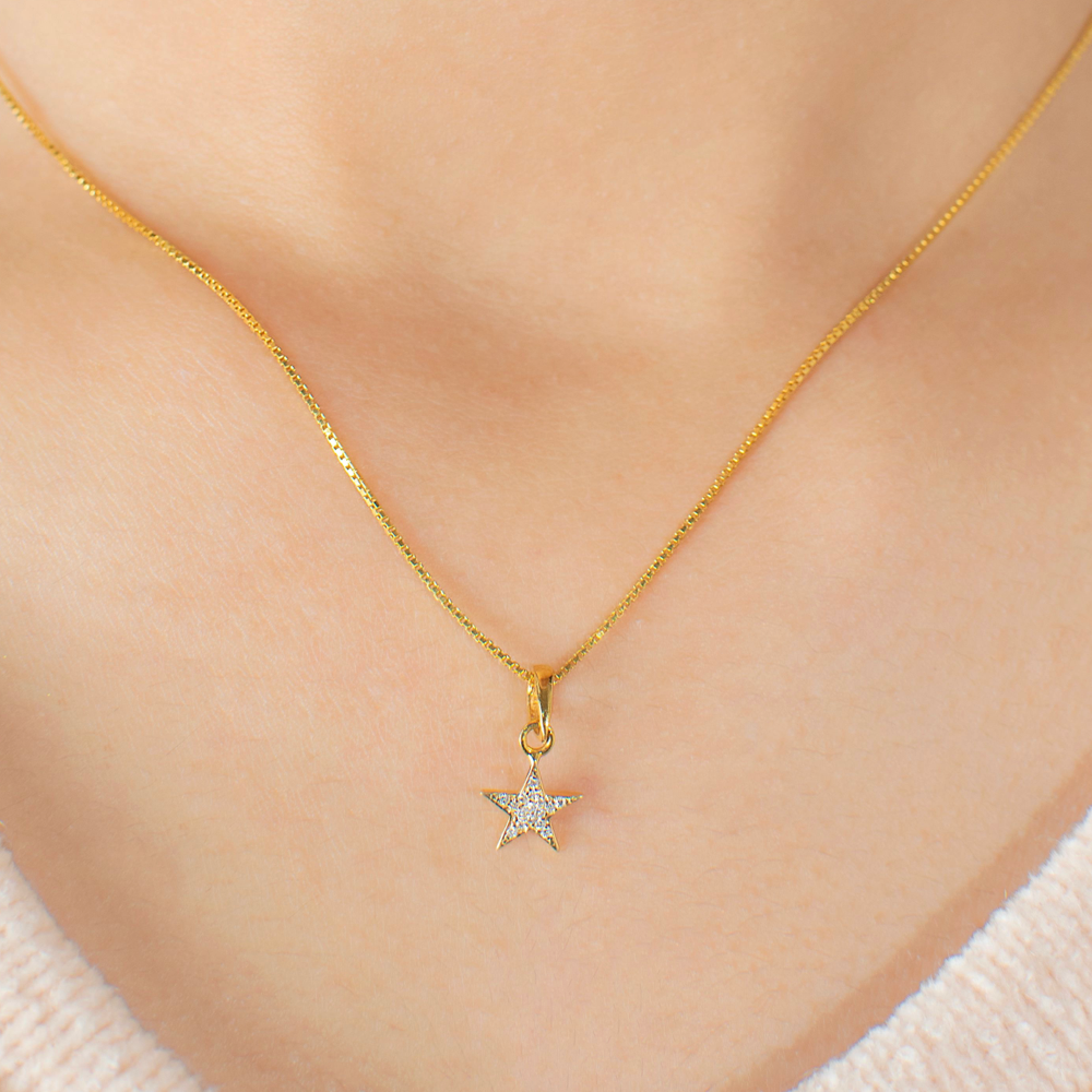 Studded Star Pendant