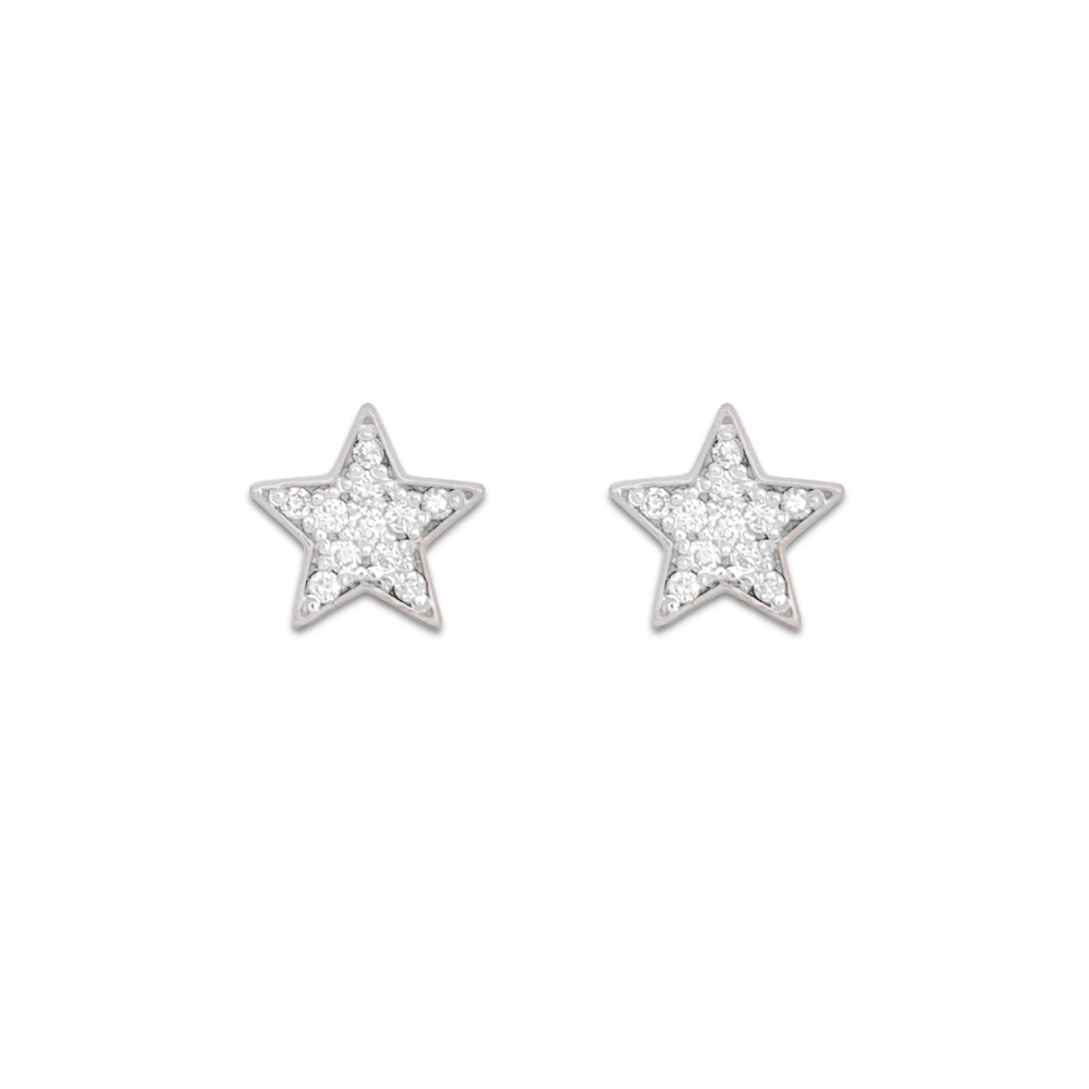 Studded Star Studs