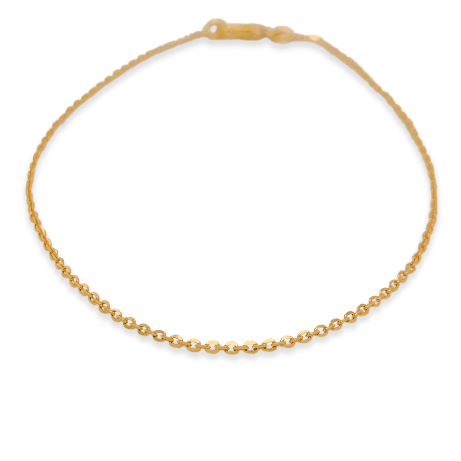 Buy Minimal Chain Anklet Made with BIS Hallmarked Gold Starkle