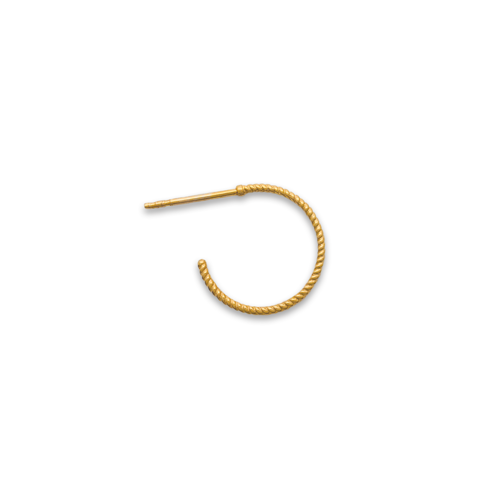 gold twisted hoops, twisty earrings, gold earrings for women, fine jewellery