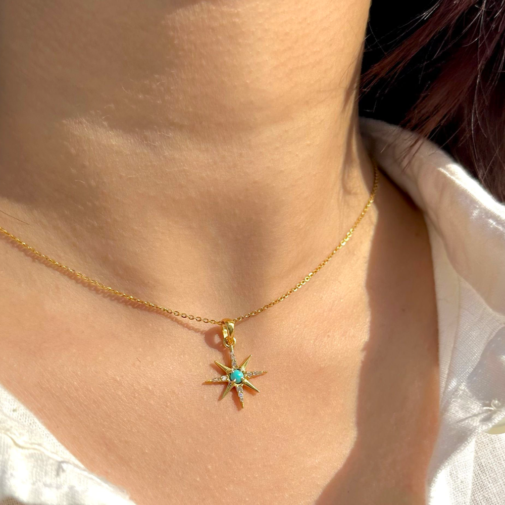 Turquoise Star Pendant