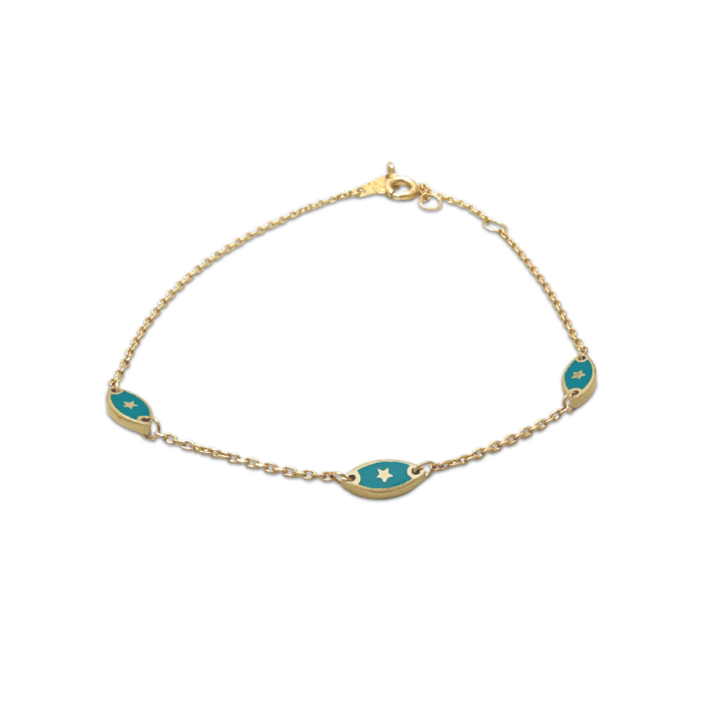 Enamel Star Bracelet