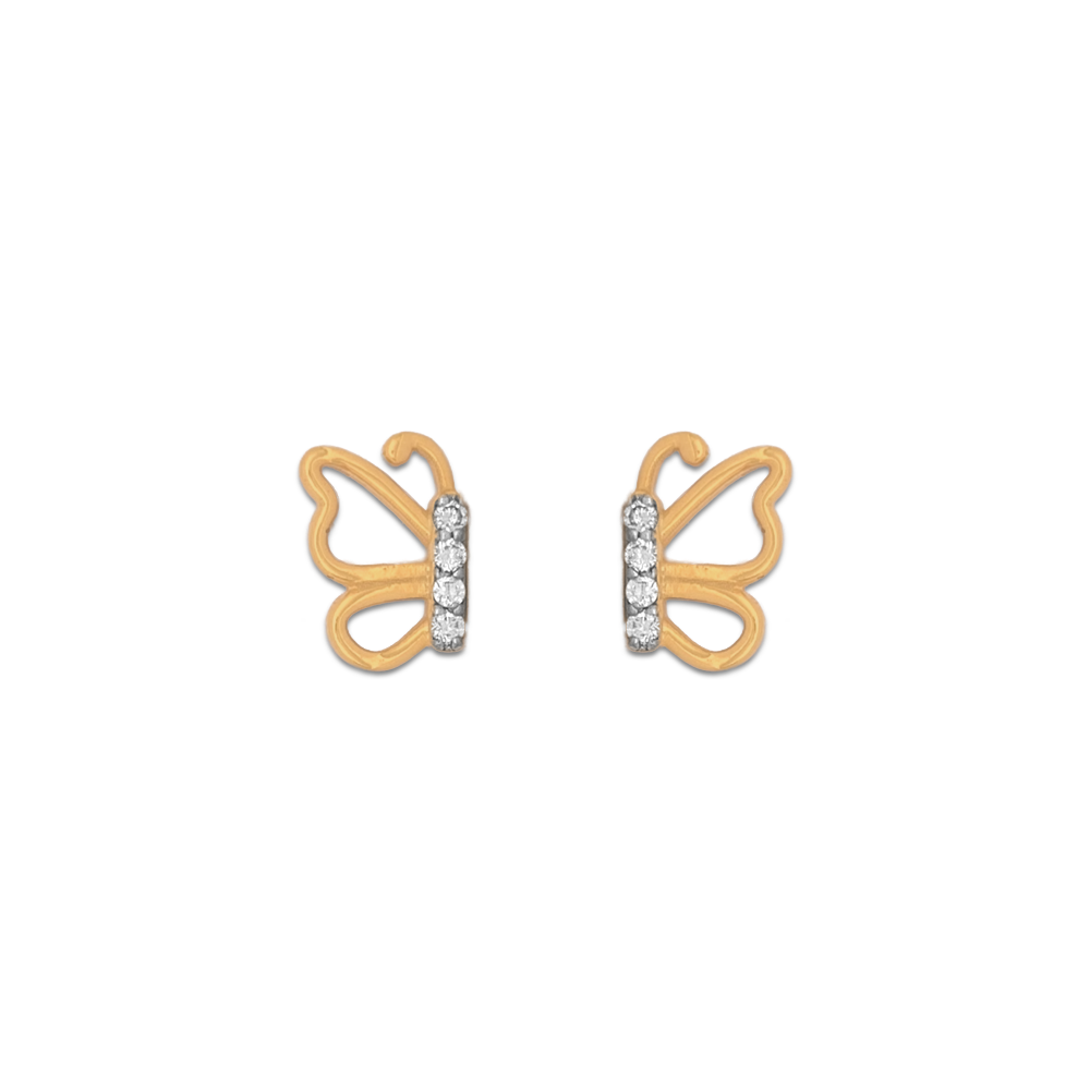 Dainty Butterfly Studs