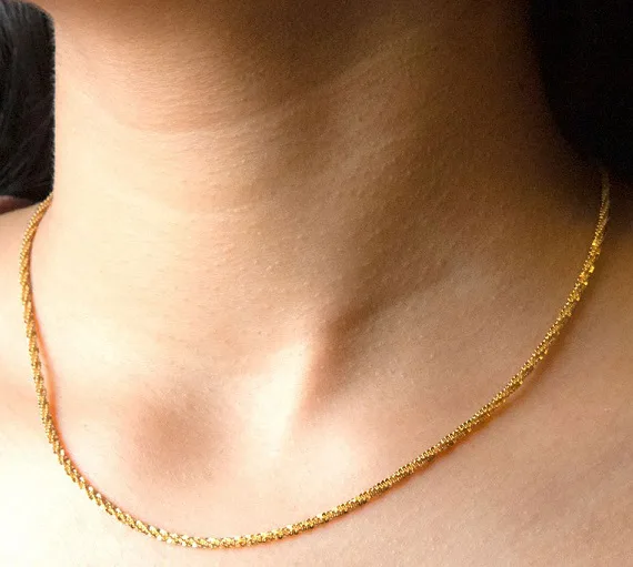 The allure of real gold chains for women