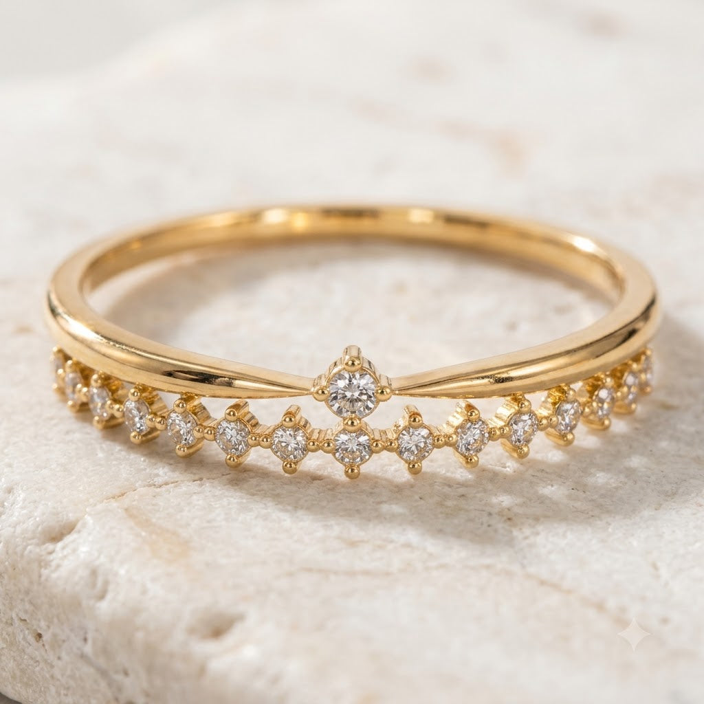 The Double Crown Ring Every Indian Woman Needs for Everyday Royalty & Diamond Sparkle
