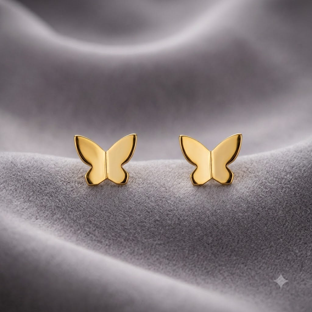 The Gold Butterfly Studs Every Indian Woman Needs for Everyday Charm & Spiritual Sparkle