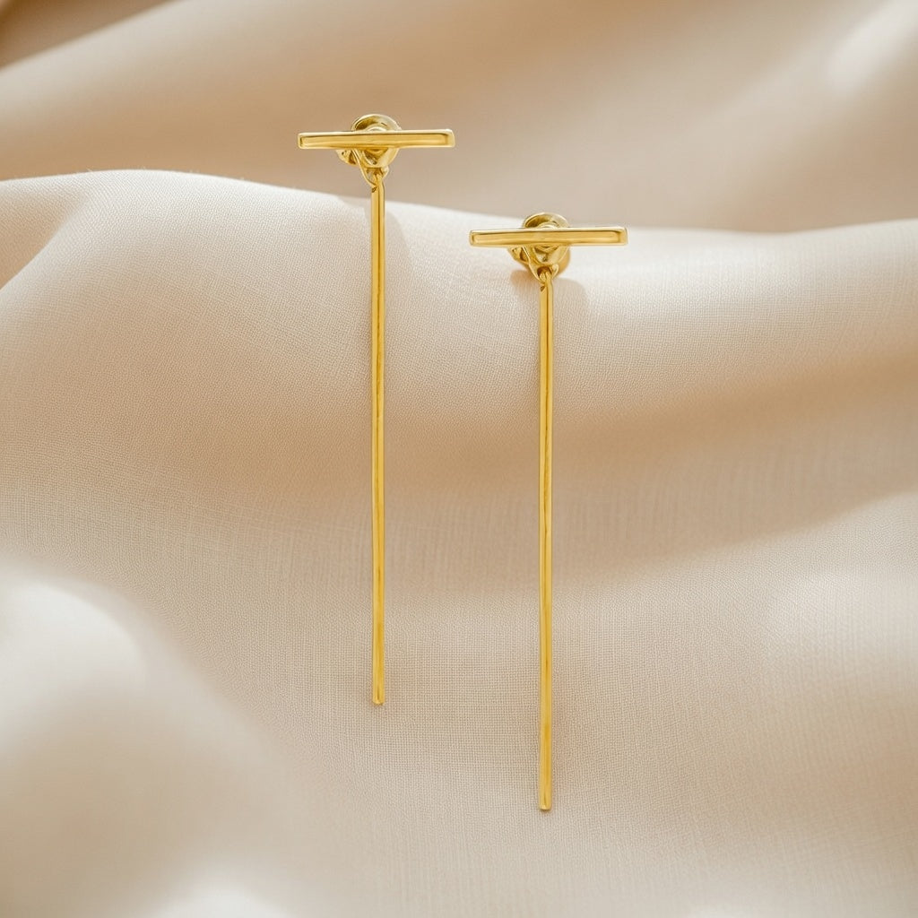 Elevate Your Everyday with the Effortless Grace of Our Signature Gold Line Ear Jackets—Lightweight, Luxurious, Unforgettable.