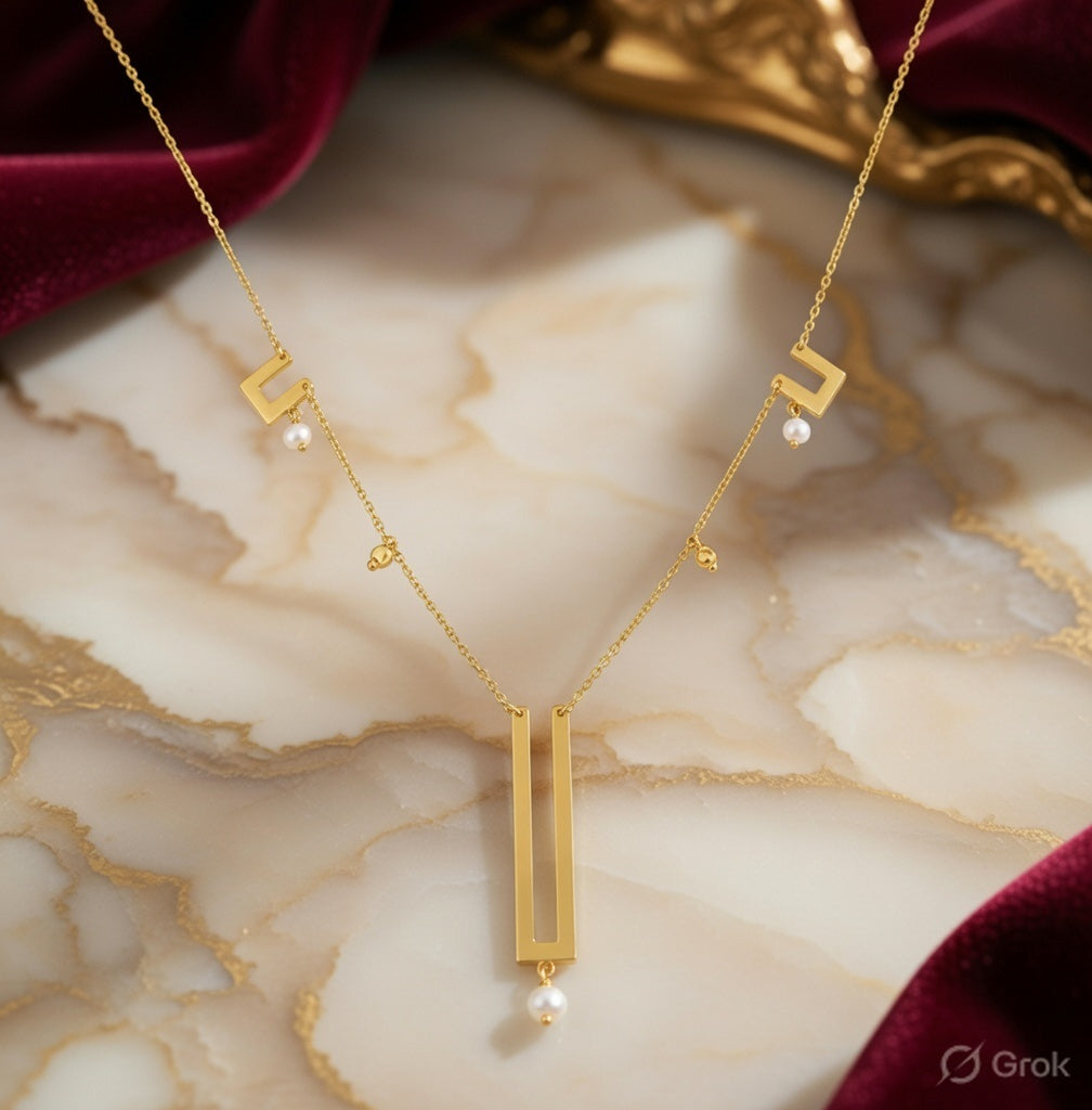 Engineered in 18K Gold. Adorned in Natural Pearls. Designed for Forever: The Beautiful Pearl Necklace That Defines Timeless Elegance at Starkle