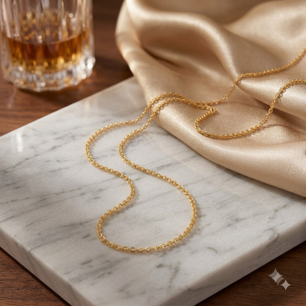 The Classic Gold Chain Every Indian Needs — Timeless, Lightweight & Perfect for Everyday Wear