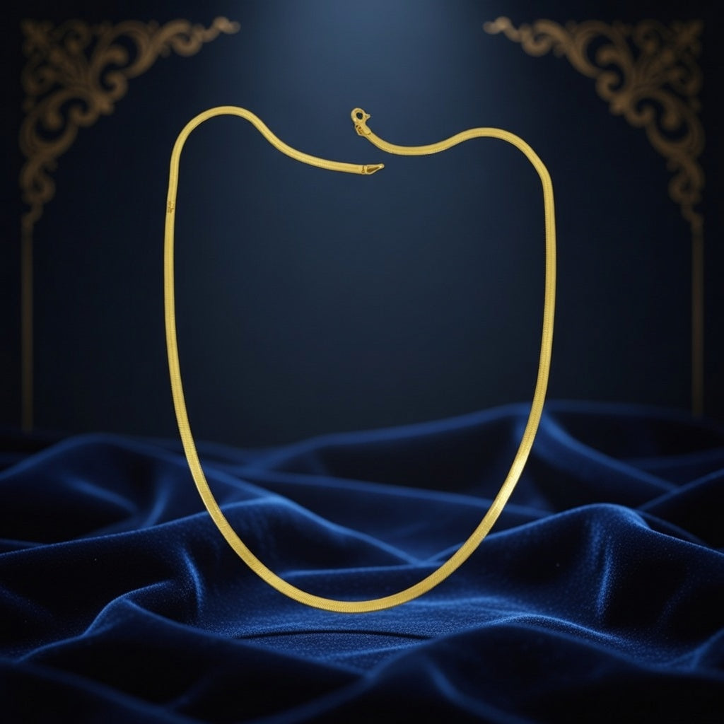 No ordinary chain — our snake design flows seamlessly, catches every light, and elevates every look to extraordinary.