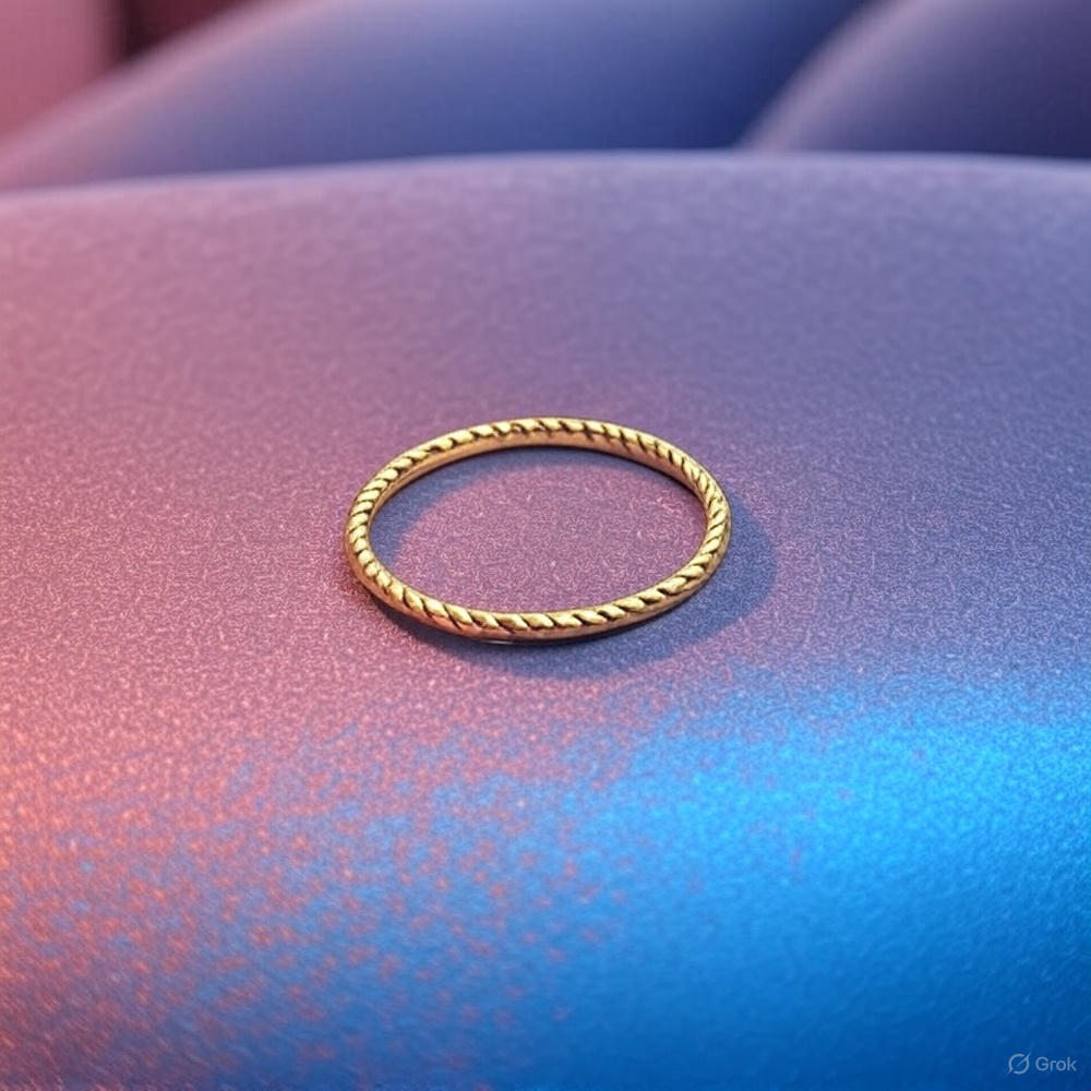 Twist into Timeless Elegance with Our Stunning Gold Twisty Ring