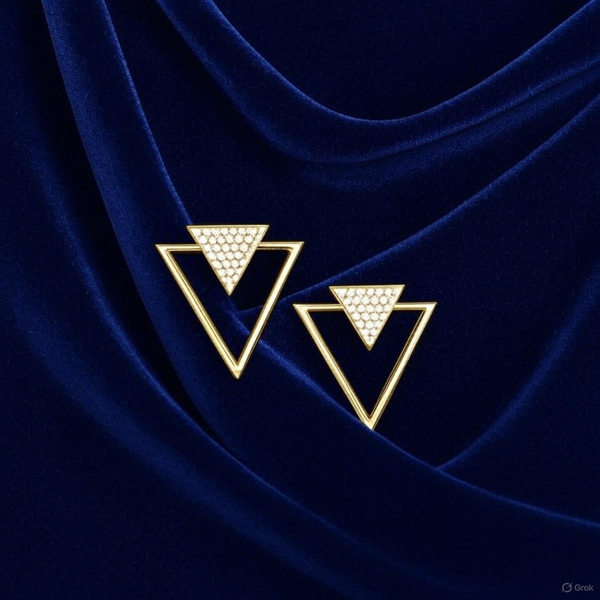 Unlock Delta Sophistication with Starkle’s Diamond Delta Ear Jacket – Where Geometry Meets Timeless Sparkle