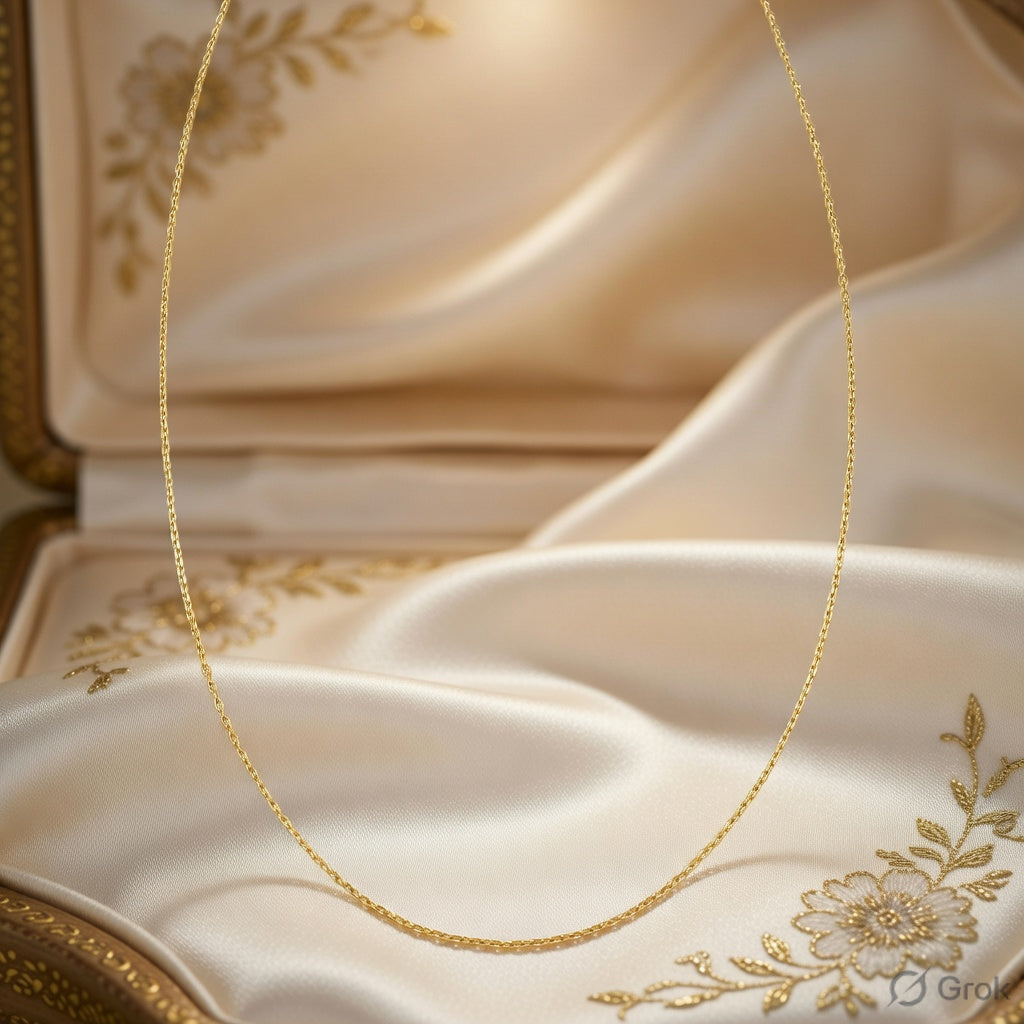 A Chain So Fine, It Feels Like Silk: Discover the Perfect Beautiful Gold Chain from Starkle
