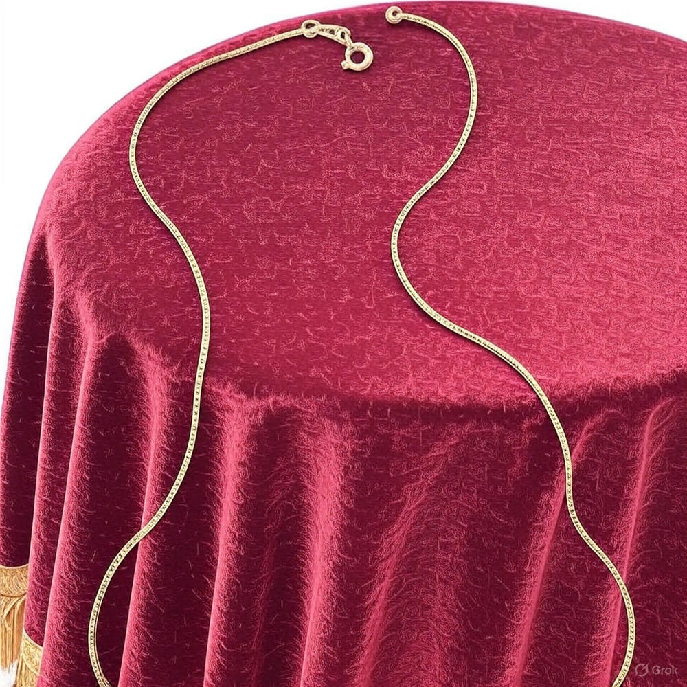 Crafted for Perfection, Our Gold Box Snake Chain Shines with Starkle’s Brilliance