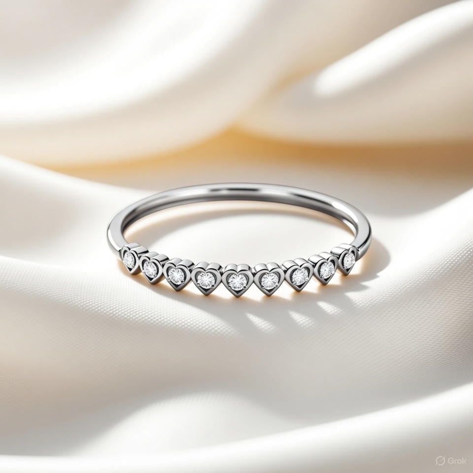 A Circle of Hearts, A Lifetime of Sparkle — The Diamond Hearty Band by Starkle