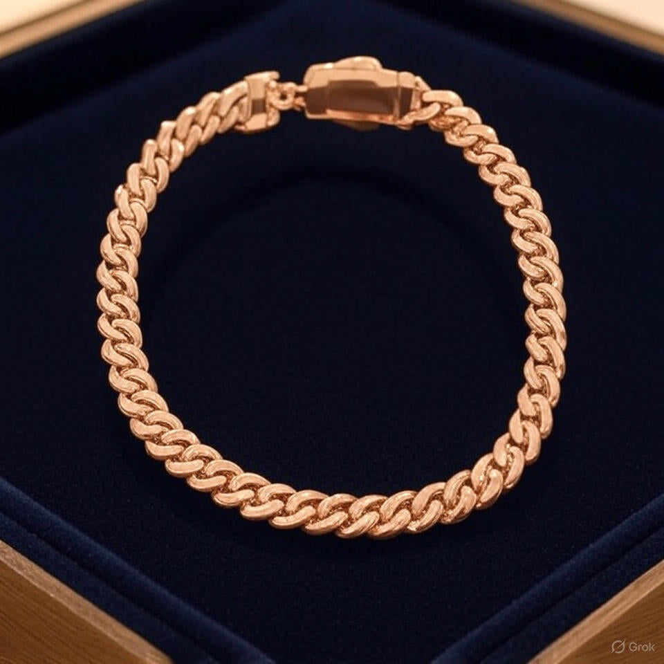 Bold Links, Quiet Luxury – Discover the Timeless Power of Starkle’s Gold Flat Curb Bracelet