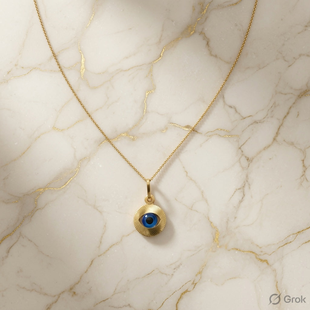 Protect Your Glow with Style: Discover the Radiant Evil Eye Necklace That Every Indian Woman is Loving Right Now.