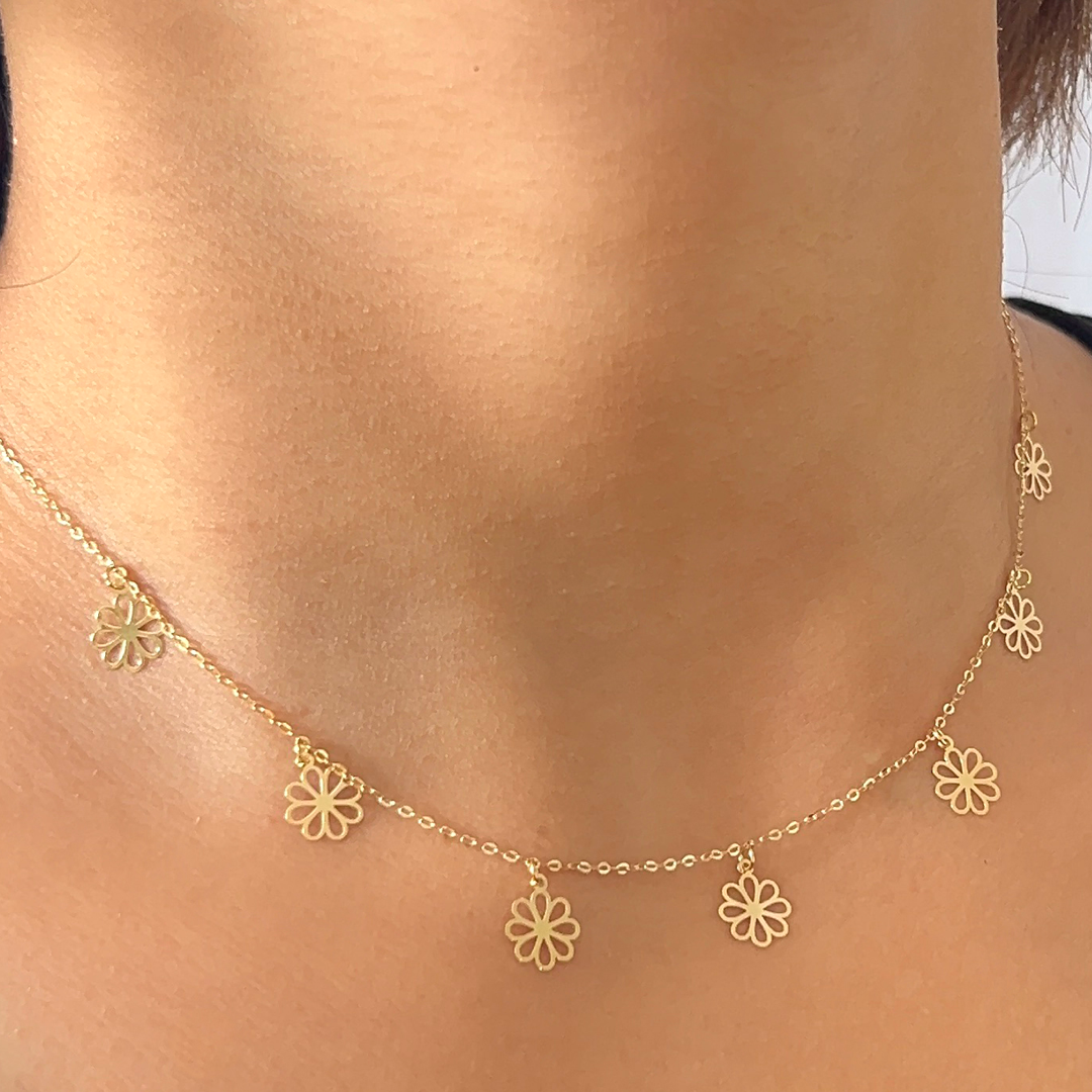 Flora Charm Necklace