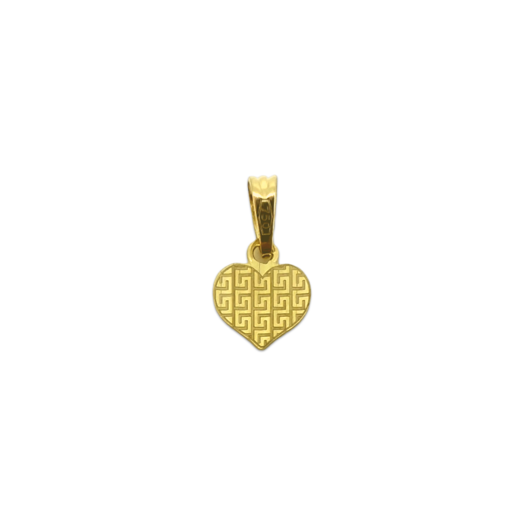 Meander Heart Pendant