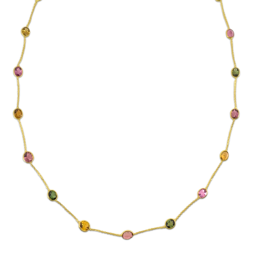 Multi Tourmaline Necklace