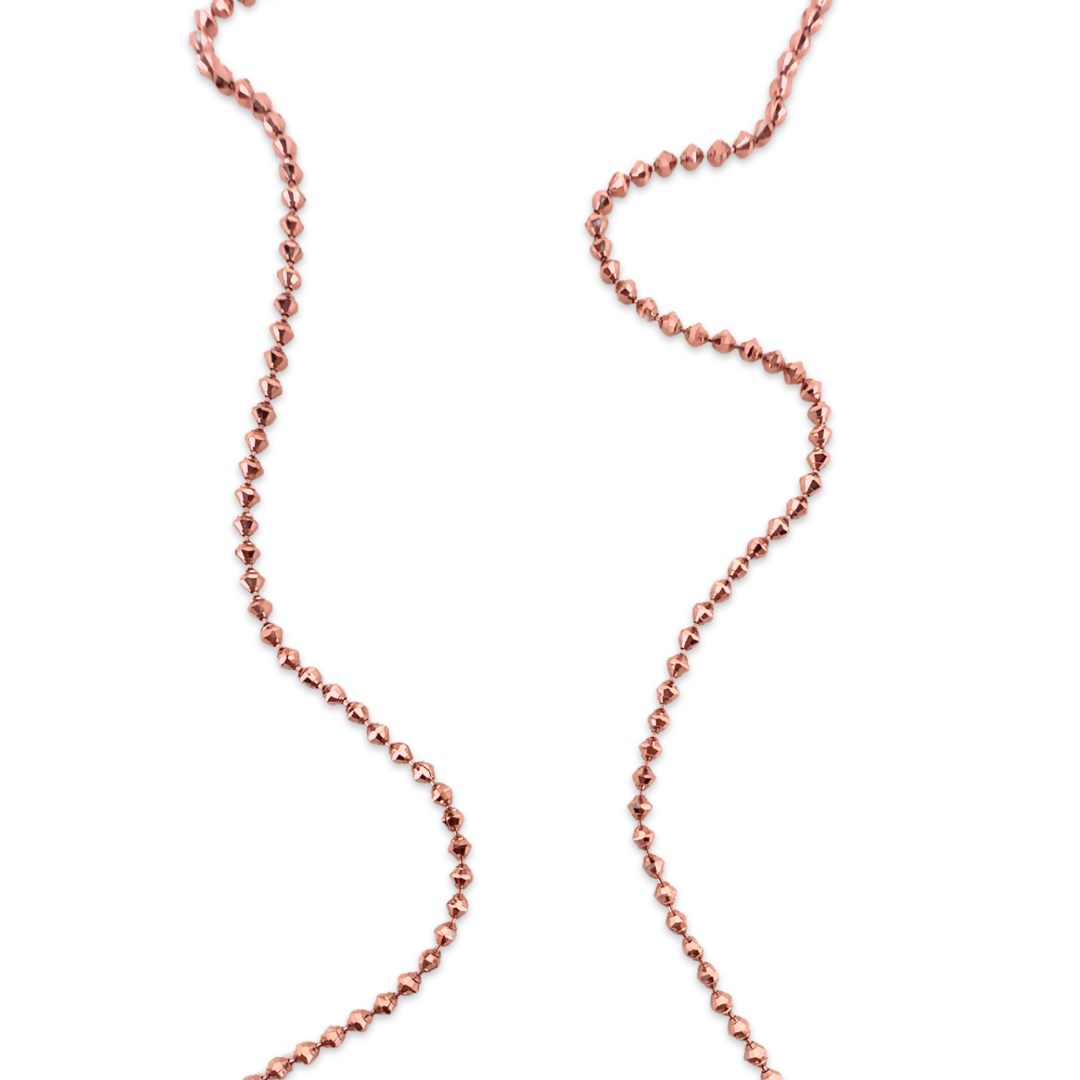 Glimmer Bead Chain - 14k