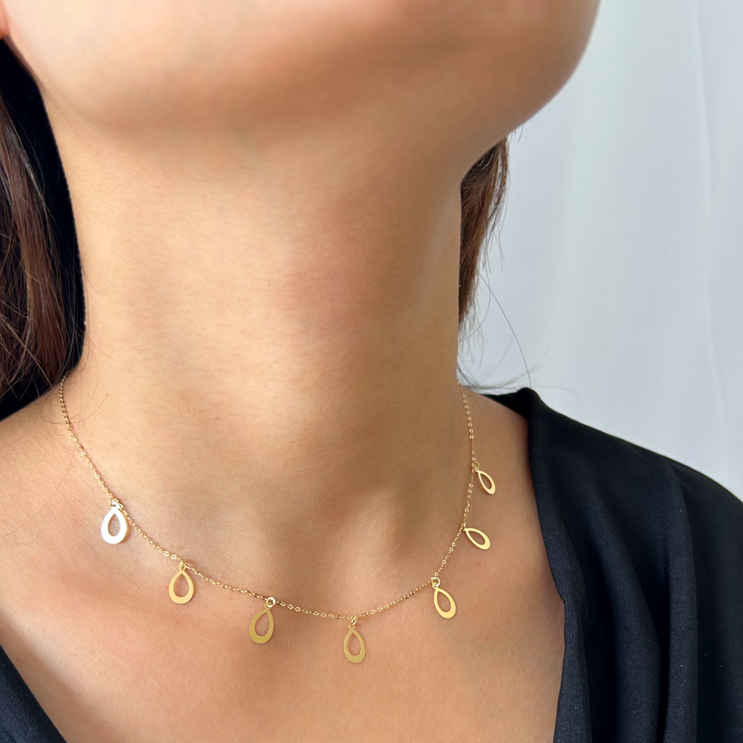Raindrop Charm Necklace