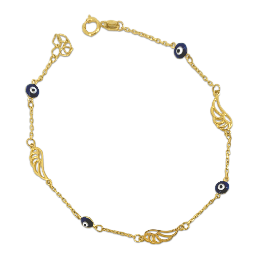 Evil Eye Angel Bracelet