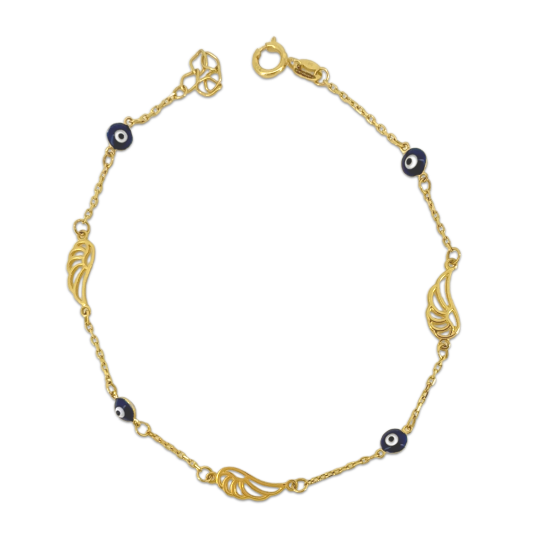 Evil Eye Angel Bracelet