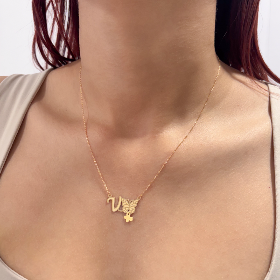 Butterfly V Necklace