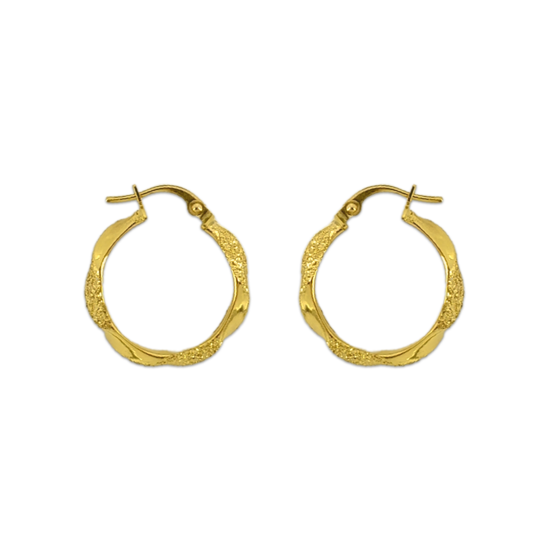 Sparkle Twister Hoops